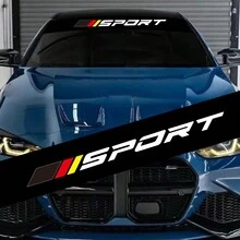 1pc Car Cool Stickers, Windshield Stickers - 130*21cm - View 1