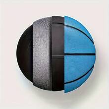 1pc Blue Creative Basketball, Standard Size Sports Basketball With A Pump, Birthdays Anniversaries Christmas Gift - 藍色 - 查看 9