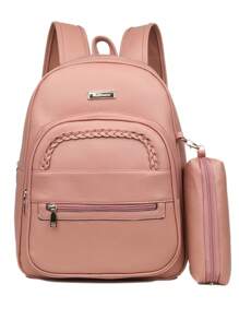 T60 Women Functional Backpacks - 粉色 - 查看 1