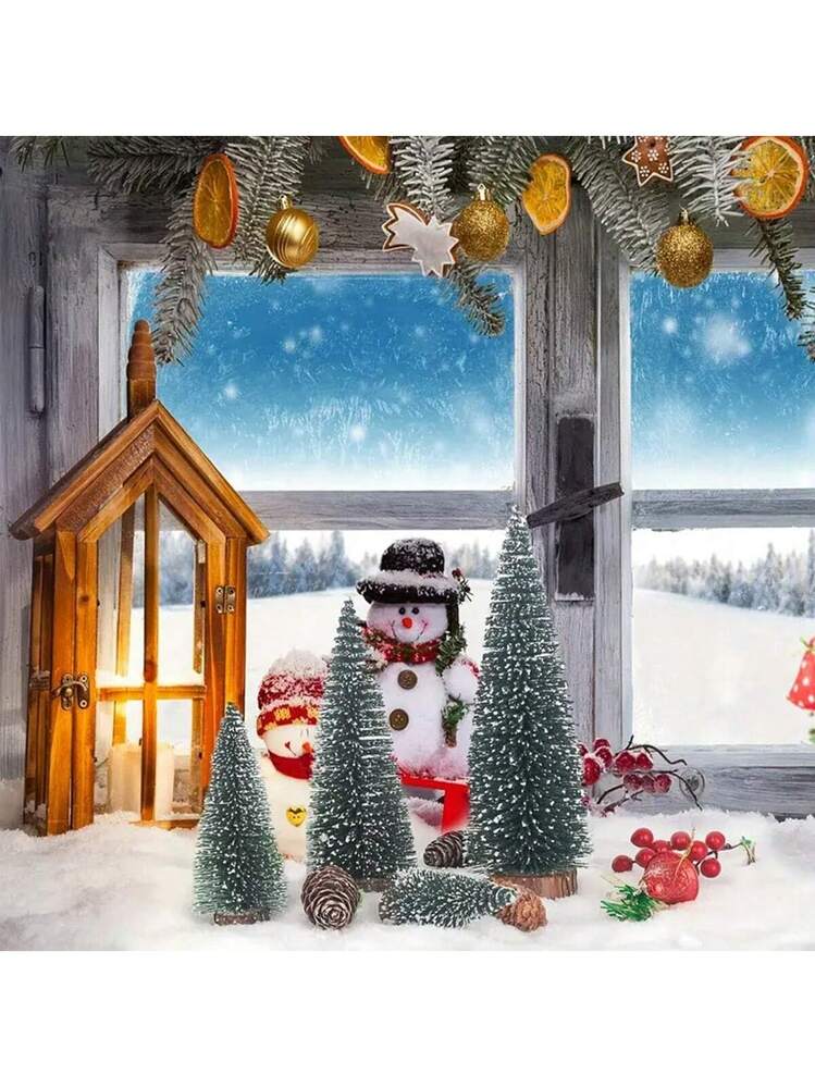 Mini albero di Natale, piccolo albero da tavolo da 30 cm con pigne artificiali, ornamenti natalizi per la scrivania dell'ufficio a casa decorazioni natalizie invernali | IT