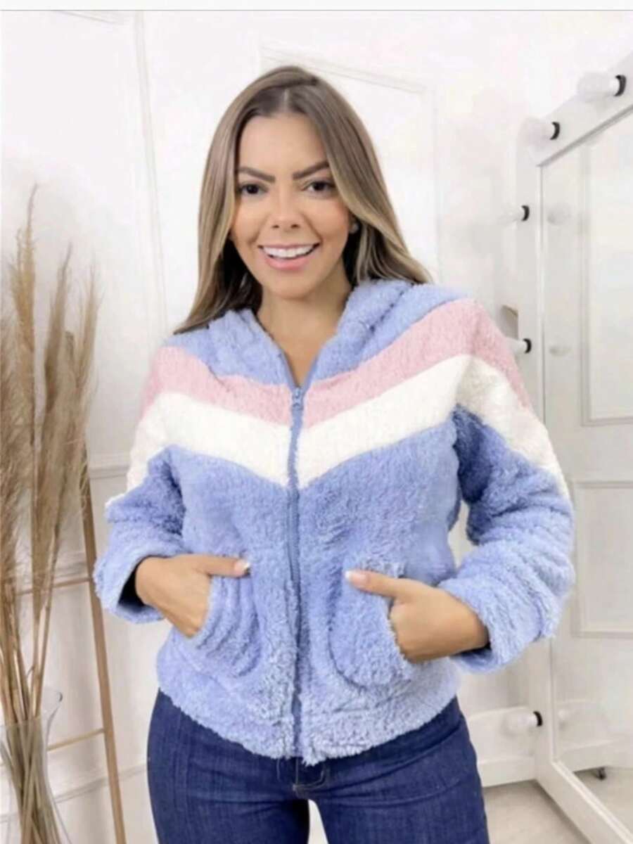 Women Coats - Màu xanh lam - Xem 1