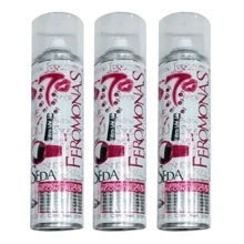3 termo protector seda en aerosol 7 feromonas 3pz - feromonas - Ver 1