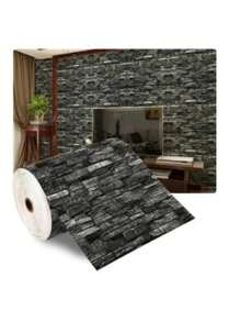 2米長易於貼的3D泡沫牆磁貼 - 防水，防潮且易於清潔 - 適用於廚房，客廳，浴室和走廊裝飾 - 彩色 - 查看 7