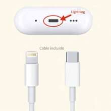 Pro 2 Earbuds Second Generation OEM With Wireless Charging Air-Pods Pro Bluetooth Headphones With Lightning Charging Case, Pro 2 Wireless Earbuds - White - View 5