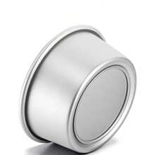 可拆卸底部圓形烤盤，鋁質蛋糕盤，乳酪蛋糕盤，蛋糕配件 - 銀色 - 查看 2