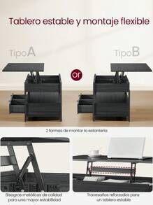 VASAGLE Coffee Tables - 灰色 - 查看 4