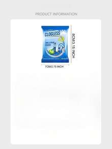 Clogged Drainage Pipe Removal Powder Sewer Toilet Kitchen Clogged Pipe Unclogging Cleaning Powder (Combo Pack) - 30g - View 2