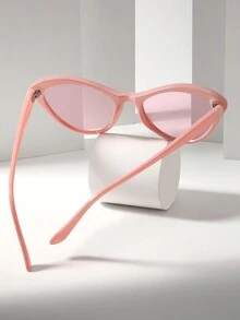 1 Peça de Óculos da Moda Femininos Rosados com Estilo de Olho de Gato. Óculos Versáteis e Individuais para Festivais e Feriados
