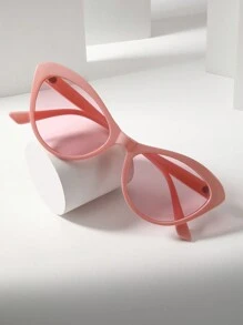 1 Peça de Óculos da Moda Femininos Rosados com Estilo de Olho de Gato. Óculos Versáteis e Individuais para Festivais e Feriados
