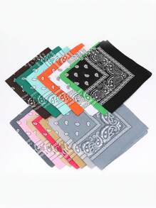 1入組男士經典印花街頭風格戶外運動自行車多功能嘻哈圍巾頭帶頭巾 - 彩色 - 查看 2