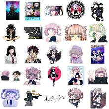 50PCS Anime CALL OF THE NIGHT Vampire Graffiti Stickers Personalized Fashion Creative DIY Exquisite Decorative Stickers Skateboard Guitar Refrigerator Helmet Decals Toys