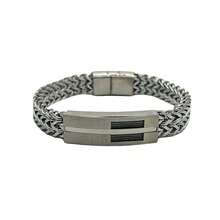 Pulseira Bracelete Masculino Aço Cirurgico inoxidavel  Moda A++ - Prata - Visão 2