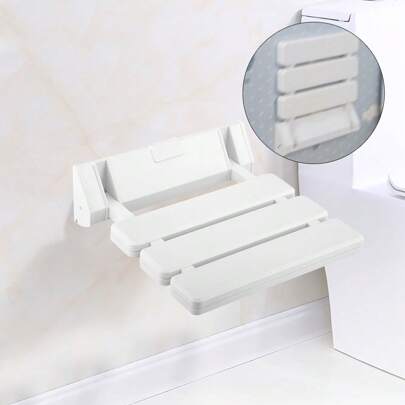 YUNRUX 130 Kg Folding Shower Seat Wall-Mounted Shower Seat Shower Chair Shower Stool Bath Chair 36 * 33 * 5 Cm