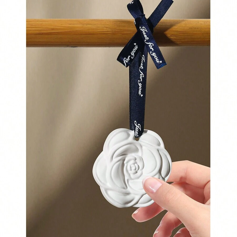 1入石膏衣櫥和壁櫥香薰顆，持久香氛適用於家居、臥室和汽車，適用於女生 - 白色 - 查看 1