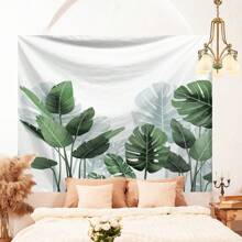 1 件热带绿叶印花涤纶挂毯，适用于客厅、卧室、办公室、派对装饰的壁挂装饰，带垂坠的矩形印花厨房壁挂；附赠 3 个墙钉和 2 个夹子作为礼物，房间旗帜，房间装饰，挂毯，墙壁艺术，房间用品，房间旗帜，家居装饰，挂毯壁挂 - 彩色 - 查看 7