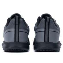 AOV Mens Walking Shoes With Arch Support All Day Standing Service Shoes Non Slip Work Tennis Sneakers - Xám - Xem 5