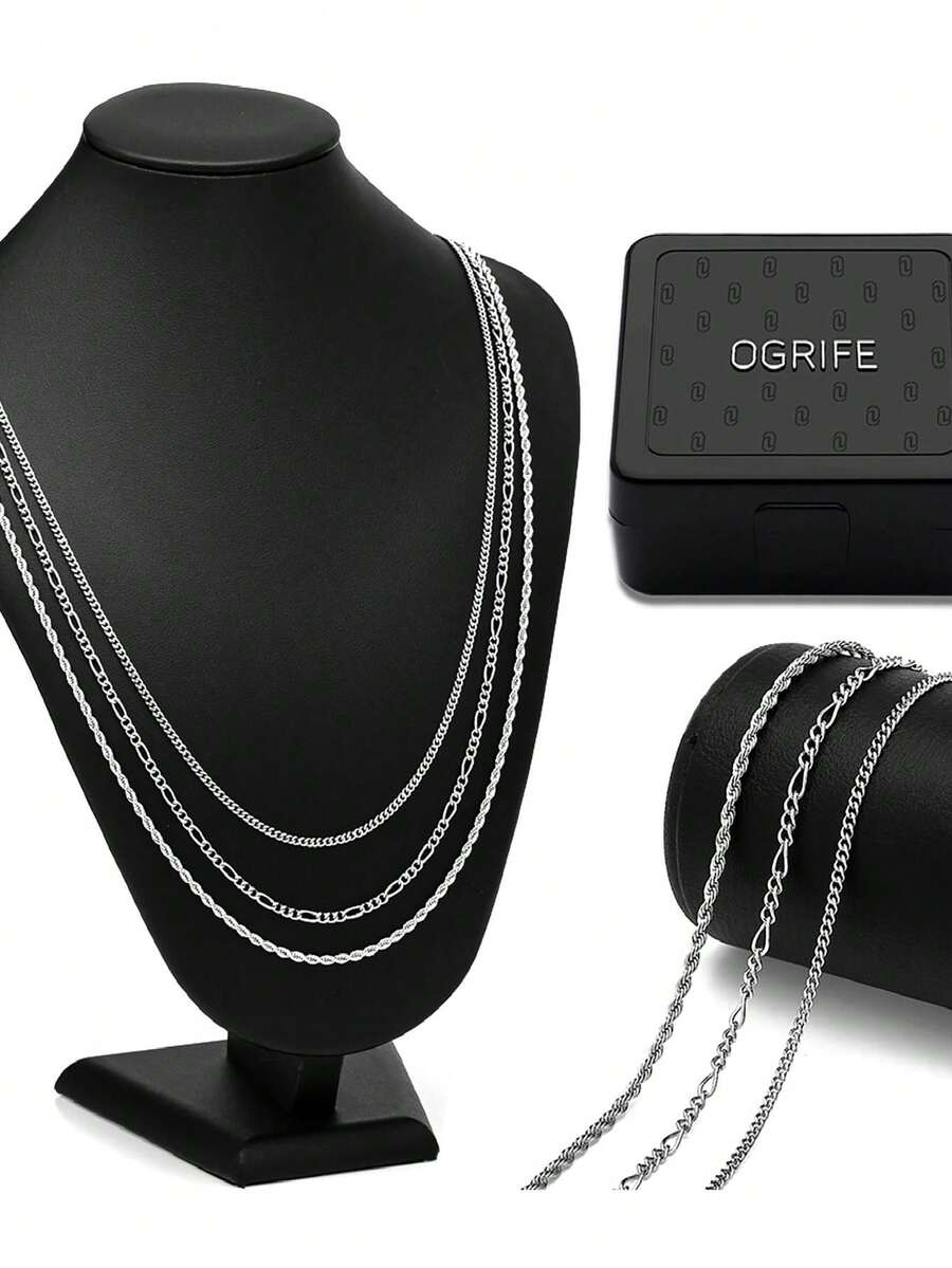 Chain Necklaces - Bạc - Xem 1