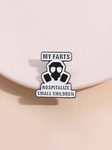 MY FARTS HOSPITALIZE MAŁYCH DZIECI Zabawna broszka przypinka, odpowiedni prezent dla przyjaciół do noszenia na co dzień, unisex