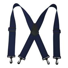 5cm Suspenders For Men Heavy Duty 4 Snap Hooks For Belt Loops Adjustable X Back - SDLB - View 11