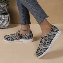 Damskie modne mokasyny casualowe - nowość na Halloween 2024 - Wielokolorowe - Zobacz 2