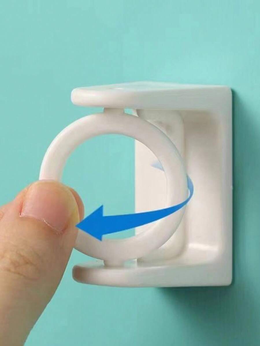 1pc Rotatable Curtain Rod Bracket, Adjustable And Extendable Corner