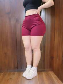 Women Shorts - Vino - 查看 2