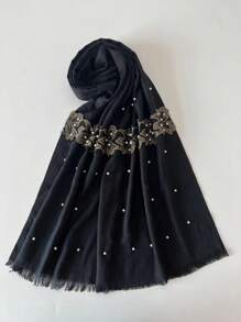 Khăn quàng cổ/Khăn đi biển/Khăn choàng cổ đính cườm thời trang dành cho nữ Thích hợp sử dụng hàng ngày - Nhiều màu - Xem 3