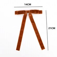 Accesorios para el cabello hechos a mano con lazo de cinta de terciopelo y clip de cocodrilo, decoración para el cabello de niñas, regalos del Día de San Valentín, Pinzas para el cabello, Pasadores, Pinzas para el cabello, Artículos escolares