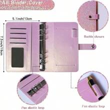 莫蘭迪A6手冊簿記筆記本，創意馬卡龍現金預算財務規劃手工總帳，A6手冊現金信封預算計劃筆記本，財務規劃手工總帳 - 彩色 - 查看 10