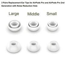 [2~3 pares] Puntas de repuesto compatibles con AirPods Pro y AirPods Pro 2 - Multicolor - Ver 7