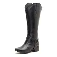 Women Mid-Calf Boots - màu đen - Xem 4