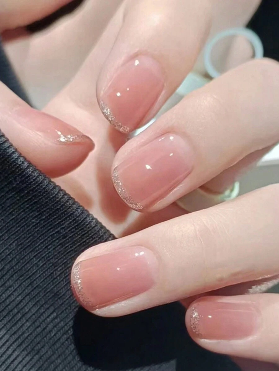 24 chiếc móng tay ngắn mùa hè, móng tay vuông, móng tay trái tim cho bé gái, móng tay giả viền vàng hồng bạc, một loại keo dán móng, một loại cọ chà móng và bộ móng nghệ thuật móng tay, móng tay giả, móng tay nghệ thuật ngắn, trung bình, dài, móng tay giả hình vịt hạnh nhân, móng tay acrylic thủ công, bộ đá quý, bùa hộ mệnh và đá giả, đồ dùng làm móng tự làm