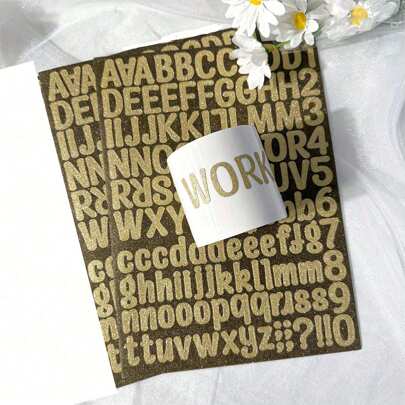 126 st glitteralfabet och numeriska symboler Dekorativa klistermärken, för anpassning av gör-det-självnamn, kombination av trendiga röda/lila/gröna/blåa bokstäver, enkla multifunktionsdekaler för hemmapyssel, scrapbooking, presentinslagning