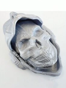 1入組手指陀螺玩具，四色機械女孩面具、骷髏3D列印玩具裝飾創意裝飾品 - 彩色 - 查看 3