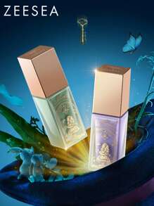 Zeesea Alice Oil-Control Makeup Primer, Color Correcting, Evens Skin Tone, Long-Lasting Makeup Base - #01 Purple - View 3