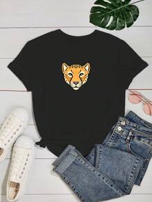 Women T-Shirts - màu đen - Xem 2