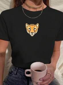 Women T-Shirts - màu đen - Xem 1