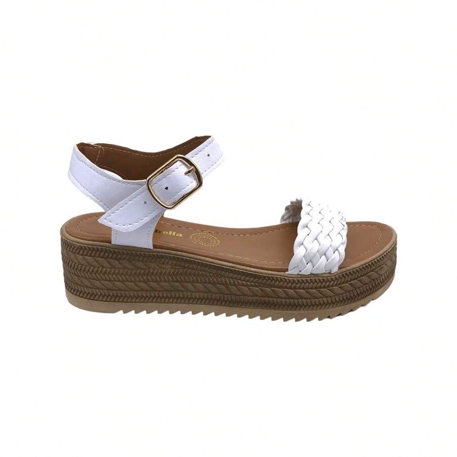 Huaraches Para Mujer 2664 Plataforma - Blanco - Ver 1