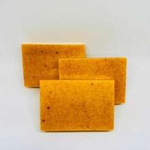Jabón Hecho A Mano Procesado En Frío Con Cúrcuma, Limón, Roble Y Jengibre Para Lavado Facial Y Corporal - Amarillo - Ver 5