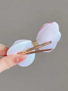 Phụ kiện tóc thắt nơ đính sequin cho trẻ em, Kẹp tóc công chúa sành điệu, Kẹp tóc chống trượt cho bé gái - Nhiều màu - Xem 8