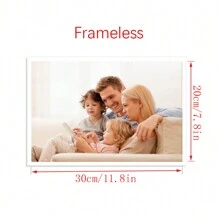 1pc Customized Canvas Wall Art, Available With DIY Wooden Frame Or Frameless Poster, Customizable Photos, Suitable For Family, Loved Ones, Pets, Can Be Hung On Wall For Home, Office, Living Room, Bedroom, Tea Room, Dining Room Decor, Ideal Gift For Birthday, Graduation, Slow Life, Retro, Holiday Calendar - Style 1 - View 19