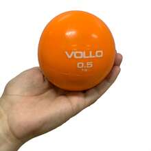 Tonning Ball de Peso 0,5kg Pilates Fisioterapia VP1060 Vollo Sports Laranja - Laranja - Visão 5