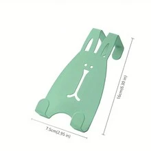 兔子造型門背掛鉤，衣架掛勾可挂衣服