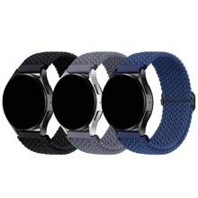 3 件/套尼龙表带兼容华为兼容三星 Galaxy Watch 6/5/4 40mm 44mm/Watch 6 Classic 43mm 47mm/Watch 5 Pro 45mm/Watch 4 Classic 42mm 46mm，20mm 22mm 18mm 快速释放替换运动表带 - 20mm - 查看 12