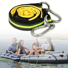 1-Piece 3-Step Adjustable Boat Ladder Extension - Sturdy Boarding Ladder With Safety Hook For Inflatable Boats, Kayaks, Jet Skis, Sailboats - Easily Extends For Easy Boat Entry And Exit