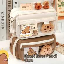 1pc Kapipara Pencil Case, 9 Layers High-Capacity Pencil Case For Girls, Stylish Stationery Storage Bag,Back To School,School Supplies,Pencil Pouch,School Bag - Multicolor - View 1