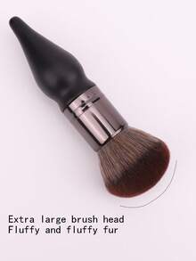 1 件葫芦形散粉刷，黑色 - 黑色 - 查看 6