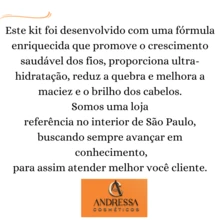 Salon Line S.O.S Bomba Ultra-Hydration Shampoo, Conditioner, Mask And Leave-In Cream Kit - Màu Đỏ Sâu - Xem 8