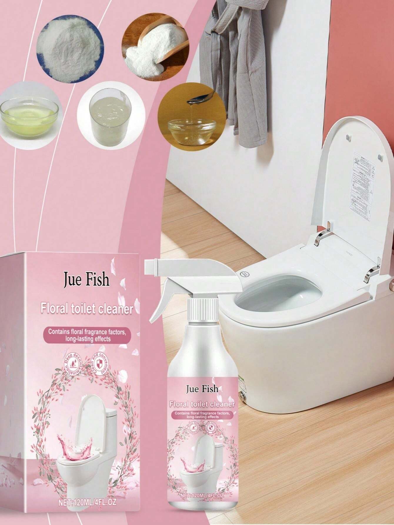 Floral Toilet Stain Remover Toilet Bowl Stain Cleaner Household Aroma