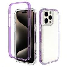 funda 08 para 2 en 1 transparente 360 - Púrpura malva - Ver 1